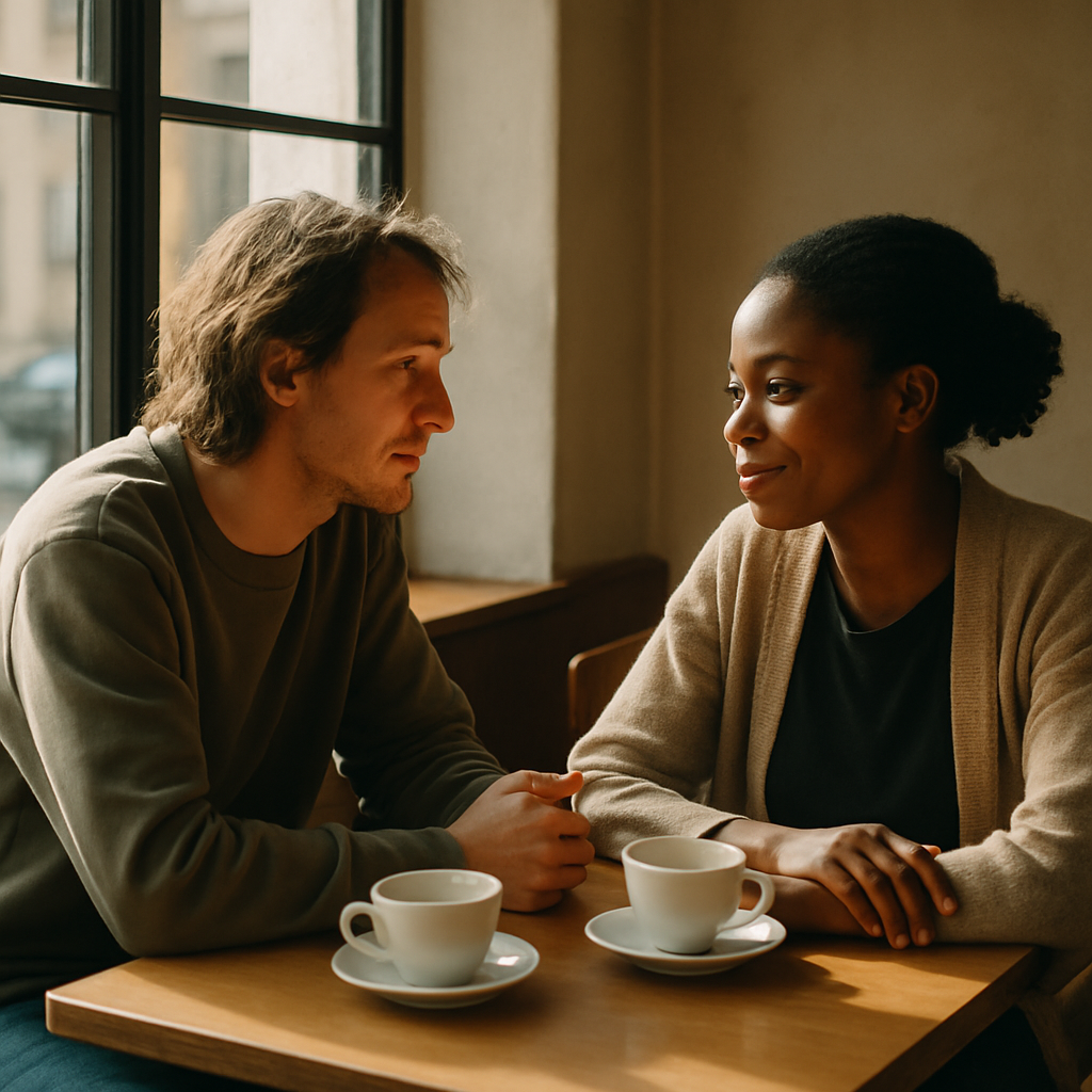 Calm editorial-style photo for How to Ask Someone Out While Staying Calm and Centered in the emotional balance category