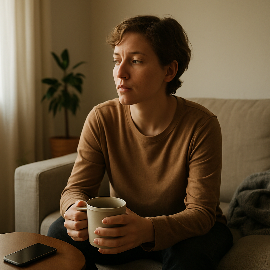 Calm editorial-style photo for Reciprocity and the Habit of Over-Reading in Love in the emotional balance category