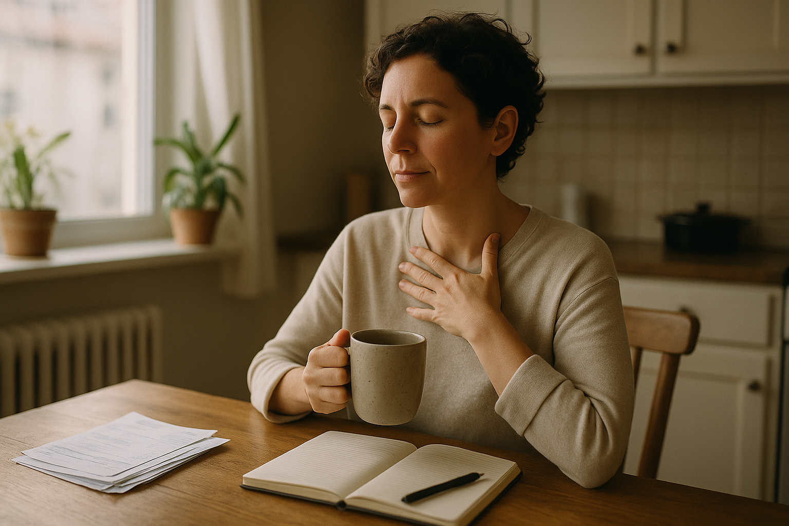 Soften scarcity thoughts when money stress tightens your body