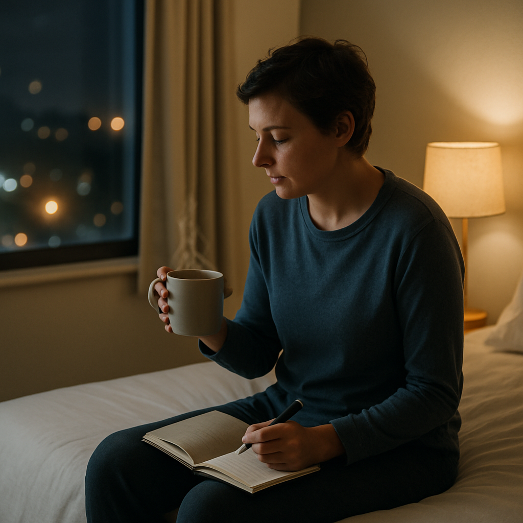 A Slower Bedtime Ritual for Nights When Your Mind Keeps Circling